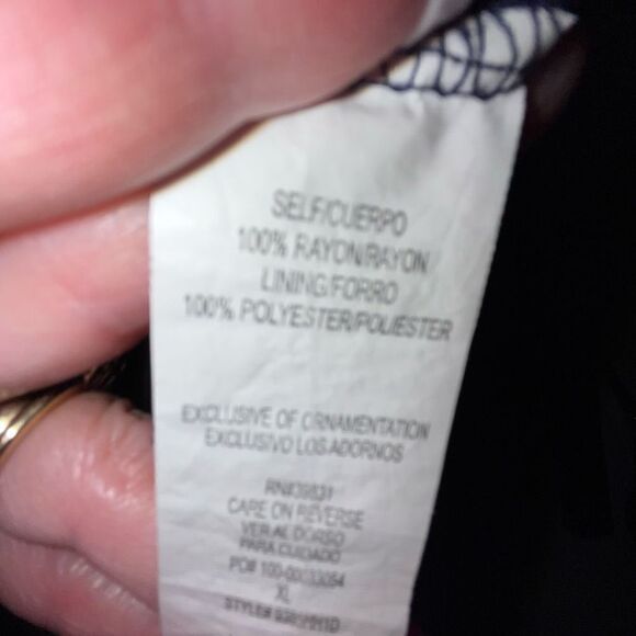 Sequin Hearts navy sleeveless dress XL - Picture 9 of 9